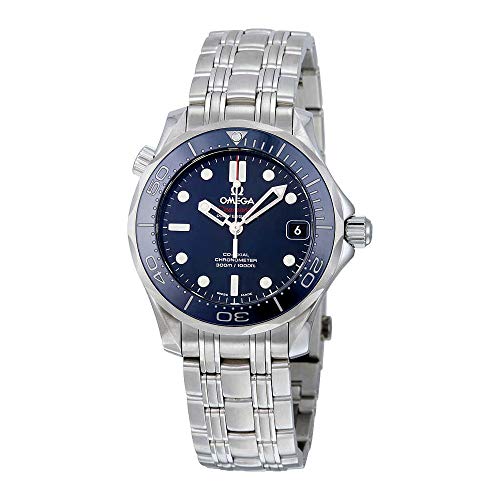 Omega Men's 'Seamaster300' Swiss Automatic Stainless Steel Sport Watch, Color:Silver-Toned (Model: 21230362003001)