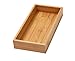 YBM HOME Bamboo Drawer Organizer Storage Box for Kitchen Drawer, Junk Drawer, Office, Bedroom, Children Room, Craft, Sewing, and Bathroom, 6x12x2 inch