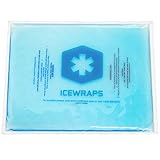 Blue 10x12 Gel Pack Reusable Large Ice Pack, Microwavable Hot Pack, Cooling Pad, Pain Relief First Aid By IceWraps