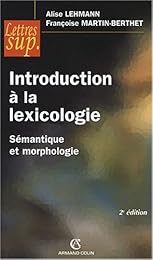 Introduction à la lexicologie