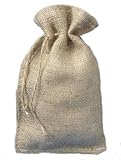 6 X 10 Burlap Bags with Drawstring - Lot of 100