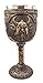 Ebros Norse Mythology Viking Alfather Odin God Of Asgard 7oz Resin Wine Goblet Chalice With Stainless Steel Liner Asgardian Ruler Thor Loki Frigga Royal Gods Family Celtic Knotwork Base