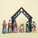 Jim Shore for Enesco 7-Piece Heartwood Creek Nativity Set Figurine, Mini