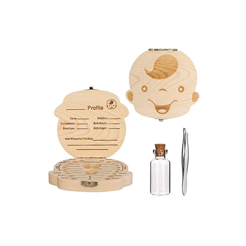 Tooth Box,Personality Baby Teeth Box Tooth Saver Design for Kids Deciduous Teeth Collection