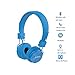 Wireless Bluetooth Headphones On Ear, Aitalk X3 Portable Headsets Ergonomic Fit Superb Comfort with Microphone, Support TF Card, FM Radio(Blue)thumb 1