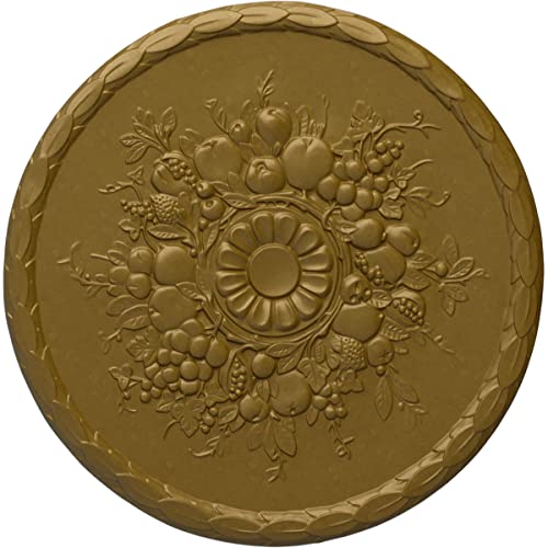 Ekena Millwork CM22ATGLS 22 1/2 OD x 1 1/4 P Anthony Harvest Ceiling Medallion…