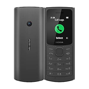 Nokia 110 4G with Volte HD Calls, Up to 32GB External Memory, FM Radio (Wired & Wireless Dual Mode), Games, Torch…
