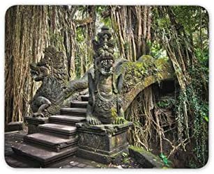 Dragon Bridge Bali Mouse Pad - Monkey Forest Sanctuary Mousepad Mouse Mat Gift Computer -14136