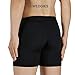 DAVID ARCHY Men's 3 Pack Quick Dry Polyester Boxer Briefs Underwear(L, Black)