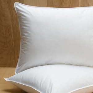 Amazon.com: Extra Firm White Goose Down Pillow Pillow Size ...
