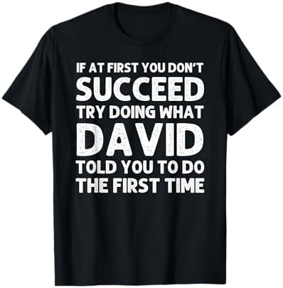 Amazon.com: David Name Shirts & Gifts Men's Personalized David