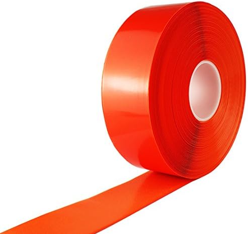 PermaStripe Orange Smooth Floor Tape -Thickness 39mils, 2-Inch x 98 Foot Roll