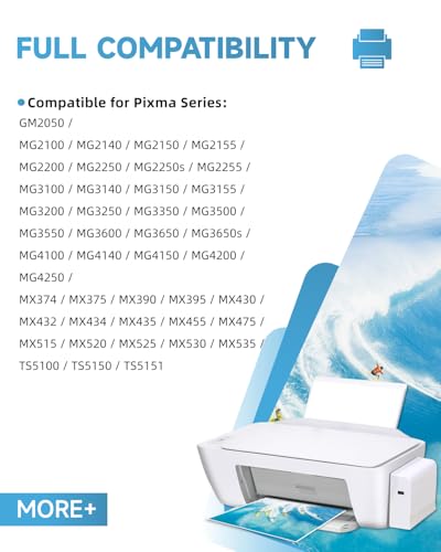 Inkyeah 540 541 XL, PG-540 CL-541 XL Ink Cartridge Replacement for Canon 540 541, Ink 540 and 541 for PIXMA TS5150 TS5151 MX475 MG3650s MG3600 MG3650 MG4250 3200 MG3550 MG3150 MG3550