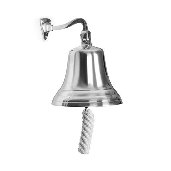 Chrome-Last-Orders-Bell-Small-35inch-90mm-bardrinkstuff-Small-Chrome-Bell-Ships-Bell-Pub-Bell-Wall-Mountable-Bell-Ideal-for-Pubs-Home-Bars