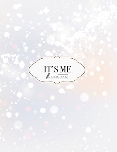 Sketch book: It's me in glitter cover (8.5 x 11) inches 110 pages, Blank Unlined Paper for Sketching, Drawing, Whiting, Journaling & Doodling: Extra large (8.5 x 11) inches, 110 pages Paperback – 7 May 2018