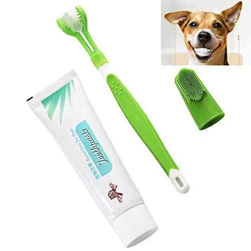 Home & Garden - Set Toothpaste Soft Teeth Toothbrush Three Tuft Pet Clean Cleaning - Accessories Weddings Cell Garden Electronics Home Sports Toys Health Events Computers Beauty Phones Girls