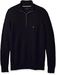 Tommy Hilfiger Men's Big and Tall 1/4 Zip Mockneck