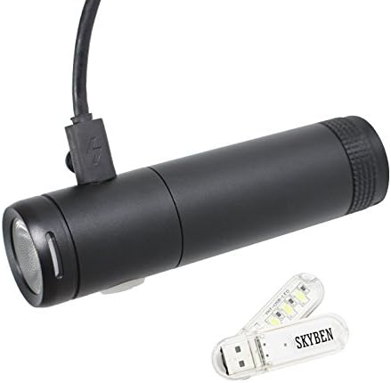 SKYBEN Towild BC05 1000 Lumens CREE XM-L2 U3 USB Charging and Discharging Integration Bike Light Rechargeable Bicycle Front Light for Road Cycling,with Built-in 18650 Battery and USB Light