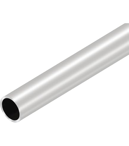 uxcell 6063 Aluminum Round Tube, 300mm Length 19mm OD 10mm
