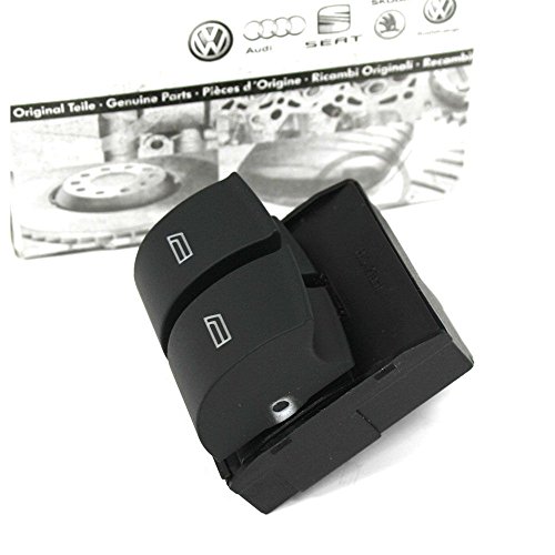 Originele Audi A2 A3 A4 schakelaar 2-voudige raamlifter elektrische bestuurderszijde links raamheffer schakelaar zwart - Afbeelding 3