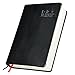 Littfun Thick Journal 320 Sheets Soft Cover Faux Leather Notebook(White edge lined paper)
