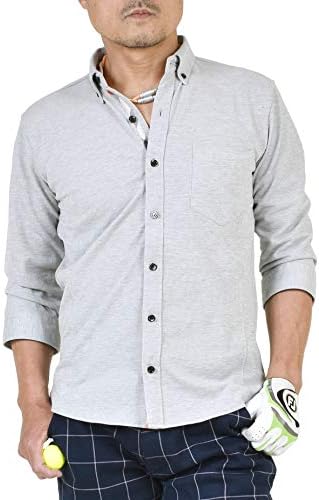 サンタリート 入手困難 Santareet Cool Max 素材 前開き 7分袖 ポロシャツ Gw P3710 ゴルフ