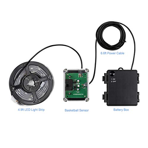 image for Coidak LED Basketball Hoop Lights, Lights Up Automatically After Sensi