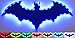 Bat LED Wall Light,Colorful Remote Control Projection Night Light, Holiday Decoration Light,Suitable for Bedroom/KTV/Corridor/Background Wall, etc (Colorful) (Black)