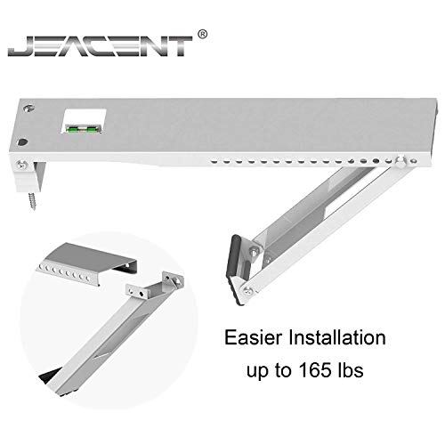 Window Air Conditioner Brackets, Universal AC Window Support Bracket - Heavy Duty, Holds Up to 165 lbs