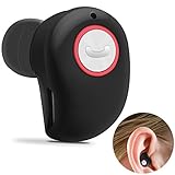 Yelion Bluetooth Headphone Wireless Invisible Bluetooth Earbuds Auto Stereo Headsets Mini Bluetooth Earpiece Bluetooth V4.1 Support Hands-Free Call Compatible with iPhone and Android(Black)