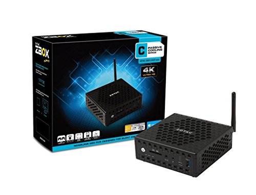 ZOTAC ZBOX nano CI325 Mini PC, 4 GB RAM, 32 GB SSD, Intel HD Graphics, Black (ZBOX-CI325NANO-U-W2B)