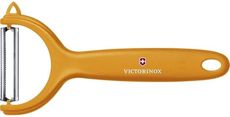 Victorinox Tomaten-/ Kiwischäler mit Zackenschliffklinge, Zweischneidig, Rostfrei, Edelstahl, Spülmaschinengeeignet, orange