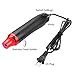 Mini Heat Gun for Crafts innhom Hot Air Gun Embossing Heat Tool Heat Shrink Gun for Electronics Shrink Wrap Crafts, 110V 300W, 1 Year Warranty