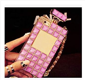 iNenk Samsung Galaxy S9 Plus Case, Deluxe 3D Handmade Glitter Diamond Bling Crystal Rhinestone Love Flower Lips Perfume Bottle Mobile Shell Back Cover - Pattern 11