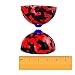 Firetoys Jester Medium Diabolo (R/Bk) with Aluminium Diablo Sticks (incl String) Bag