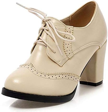 chunky heeled brogues