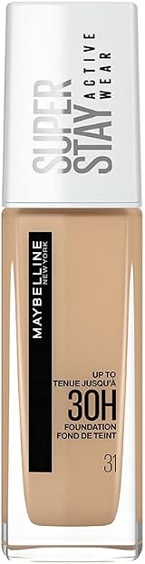 Maybelline New York Foundation Superstay Active Wear 30H Long-Lasting 31 Warm