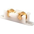 Prime-Line G 3091 Sliding Window Tandem Roller Assembly, 3/8 In. Flat, Brass Rollers (2 Pack)