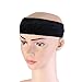 OULII Velvet Wig Grip Band Comfort Head Hair Band Adjustable Hair Fasterner Gifts for Mothers, pack of 2 Brown and Black