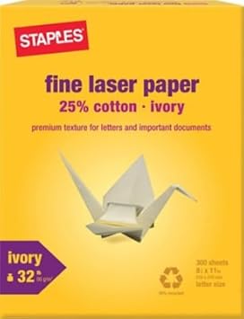 staples 28lb paper