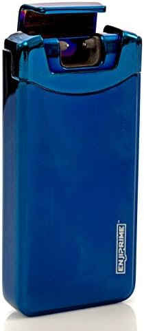 Best Shake USB Blue Electric Rechargeable Arc Lighter, Enji Prime, spark At The Push Of a Button, Flameless, Windproof, Eco Friendly &amp; Energy Saving (4)