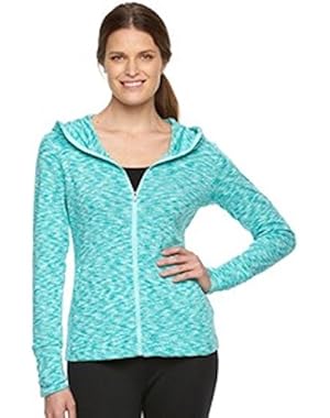 Women Wildwood Forest Full Zip Hoodie Space Dye Jacket XS Ocean Water