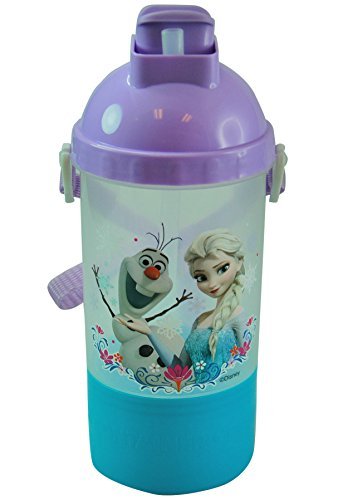 Disney Frozen Food Containers and Snack Boxes (Rock N Sip N Snack Canteen Water Bottle)