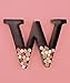 Personalized Letter B Metal Wall Wine Cork Holder