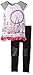 Youngland Girls' Little Paris to London Chiffon Tunic with Knit Legging