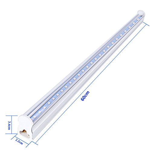 Brillihood LED UV Black Light Fixture, 20W, 4FT T5 Integrated Tube lamp, Fluorescent Blacklight Bulb for Poster, Party, Club, Festivals, Led Stage Lighting with Built-in ON/Off Switch, 4-Pack - Thumbnail 3