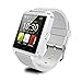 ANCwear Bluetooth Smart Watch WristWatch U8 UWatch Fit for Smartphones IOS Apple iphone 4/4S/5/5C/5S Android Samsung S2/S3/S4/Note 2/Note 3 HTC Sony Blackberry (White) by ENKE-smart