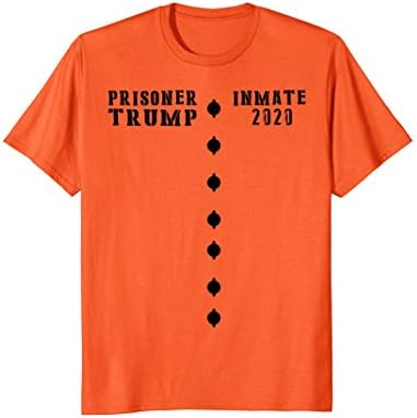 Trump 2020 inmate Prison Jumpsuit T-shirt Costume Anti Trump