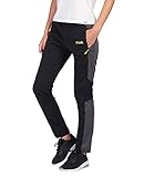 Makino Women's Slim Athletic Water-Resistant Sweatpants for Outdoor and Multi Sports with Zipper Pockets Three Color