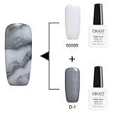 Elite99 2PCS Soak Off UV LED Dizzy Color Changeable Gel Polish Nail Art Varnish 10ml 88009 + Base Color Gel ( D-1 )